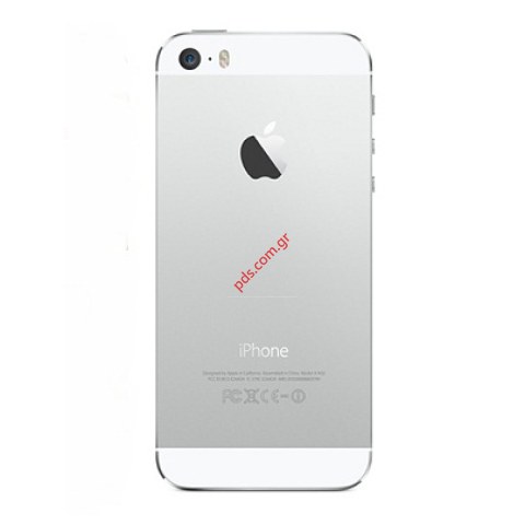 Πίσω καπάκι μπαταρίας iPhone 5S White σε λευκό χρώμα  Πίσω καπάκι μπαταρίας iPhone 5S White σε λευκό χρώμα