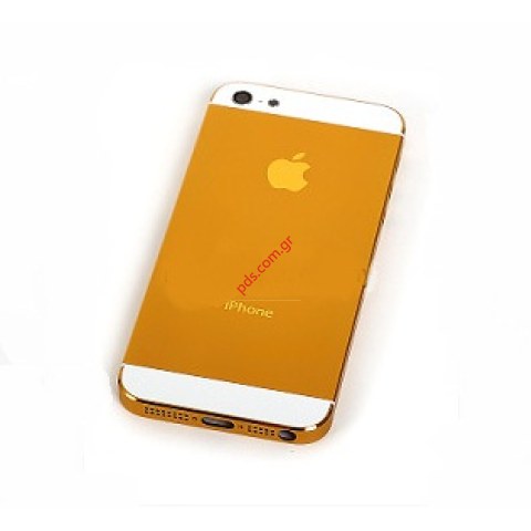 Πίσω καπάκι πρόσοψης iPhone 5s Gold σε χρυσό χρώμα High Quality Πίσω καπάκι πρόσοψης iPhone 5s Gold σε χρυσό χρώμα High Quality