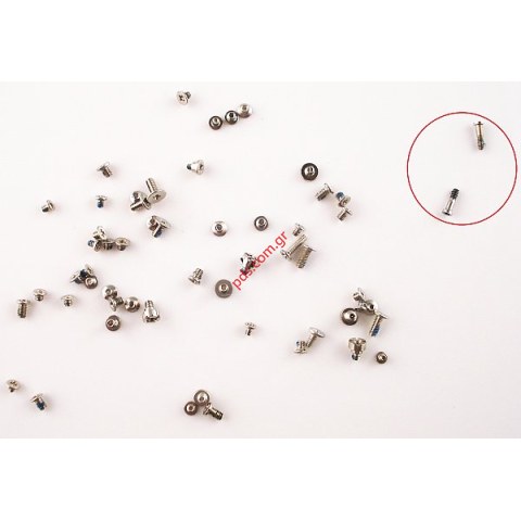 Σετ βίδες για το Apple iPhone 5S White σε λευκό χρώμα Screw Set complete. Σετ βίδες για το Apple iPhone 5S White σε λευκό χρώμα Screw Set complete.