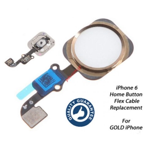 Εσωτερική ταινία Home (OEM) Apple iPhone 6 Gold σε χρυσό χρώμα flex cable Button switch (ΠΡΟΣΟΧΗ ΔΕΝ ΘΑ ΛΕΙΤΟΥΡΓΕΙ Η ΑΦΗ ΜΕ ΤΟ ΔΑΚΤΥΛΙΚΟ ΑΠΟΤΥΠΩΜΑ)  Εσωτερική ταινία Home (OEM) Apple iPhone 6 Gold σε χρυσό χρώμα flex cable Button switch (ΠΡΟΣΟΧΗ ΔΕΝ ΘΑ ΛΕΙΤΟΥΡΓΕΙ Η ΑΦΗ ΜΕ ΤΟ ΔΑΚΤΥΛΙΚΟ ΑΠΟΤΥΠΩΜΑ)