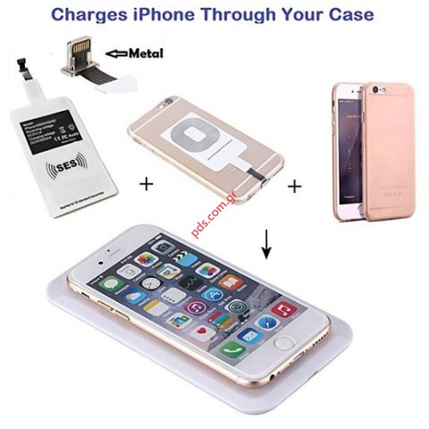 Πλακέτα ασύρματης φόρτισης κινητών QI iPhone Lightining adaptor