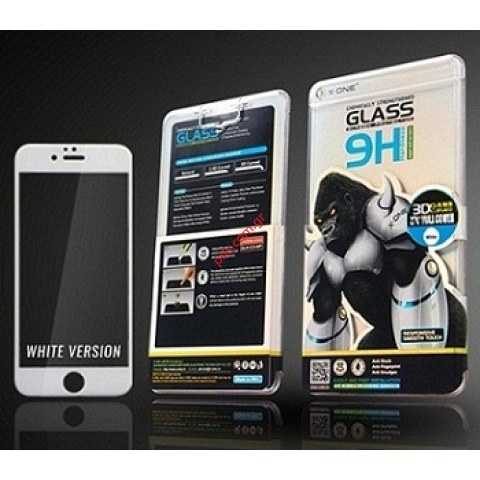 Προστατευτικό οθόνης 3D X-ONE iPhone 6 4.7 White Gorilla Super Clear Protective tempered glass