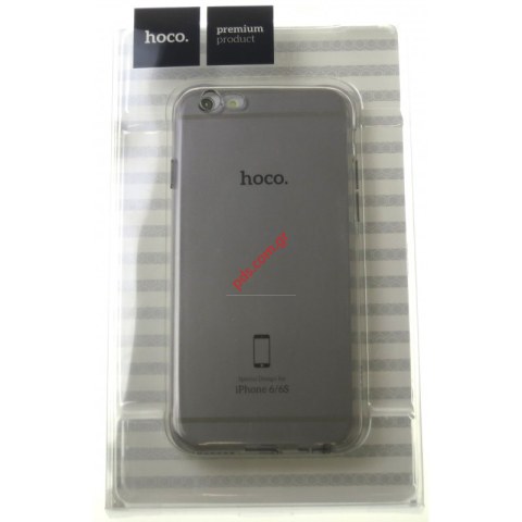 Θήκη iPhone 6 4.7 HOCO TPU Gel Black Transparent (Blister) σε μαύρο χρώμα  Θήκη iPhone 6 4.7 HOCO TPU Gel Black Transparent (Blister) σε μαύρο χρώμα