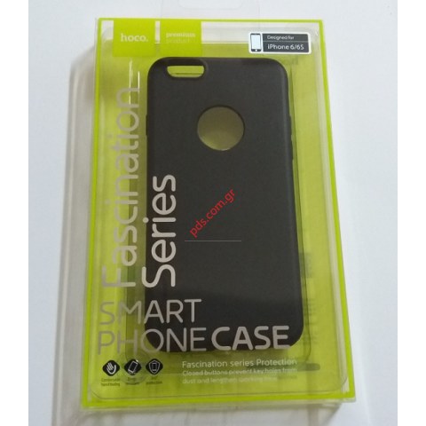 Case iPhone 6/6s TPU HOCO HOCO Fascination Series in Black color (blister)