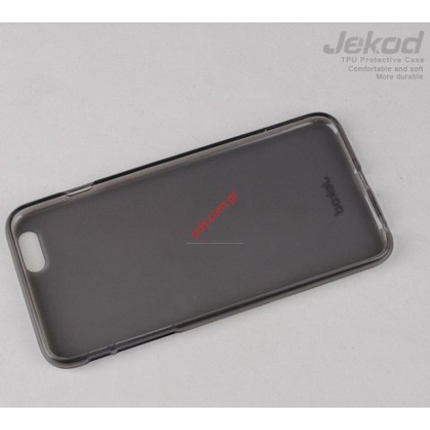 Θήκη Apple iPhone 6 PLUS Jekod TPU Gel Black σε μαύρο διάφανο χρώμα transparent (Blister)