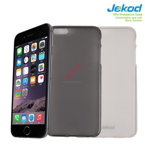 Θήκη Apple iPhone 6 PLUS Jekod TPU Gel Black σε μαύρο διάφανο χρώμα transparent (Blister) Θήκη Apple iPhone 6 PLUS Jekod TPU Gel Black σε μαύρο διάφανο χρώμα transparent (Blister)