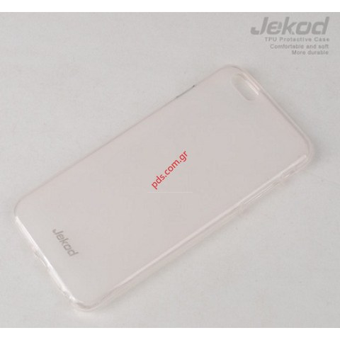 Θήκη Apple iPhone 6 PLUS Jekod TPU Gel White transparent (Blister) σε λευκό χρώμα Θήκη Apple iPhone 6 PLUS Jekod TPU Gel White transparent (Blister) σε λευκό χρώμα