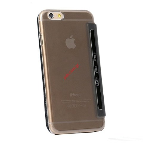 Case flip book S-View USAMS iPHONE 6 Plus 5.5 Black Viva (BLISTER)