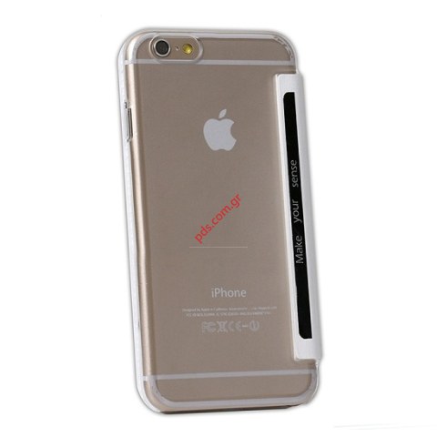 Case flip book S-View USAMS iPHONE 6 Plus 5.5 White Viva (BLISTER)