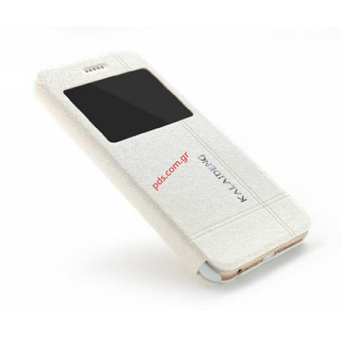 Case flip book stand KLD S-View Iceland iPhone 6 PLUS (5.5 inch) white 
