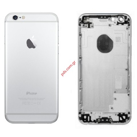 Πίσω καπάκι μπαταρίας (OEM) Apple iPhone 6S (4.7) Silver White σε ασημί λευκό χρώμα Πίσω καπάκι μπαταρίας (OEM) Apple iPhone 6S (4.7) Silver White σε ασημί λευκό χρώμα