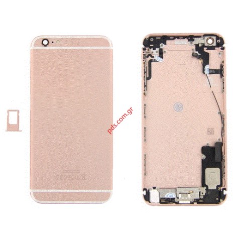 Πίσω καπάκι (OEM) iPhone 6S Plus Rose Pink with parts Πίσω καπάκι (OEM) iPhone 6S Plus Rose Pink with parts