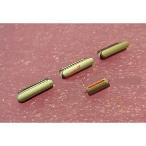 External Button Set 3 pcs iPhone 6s Gold (Volume up/down, Vibration, Power, Spacer Button) External Button Set 3 pcs iPhone 6s Gold (Volume up/down, Vibration, Power, Spacer Button)