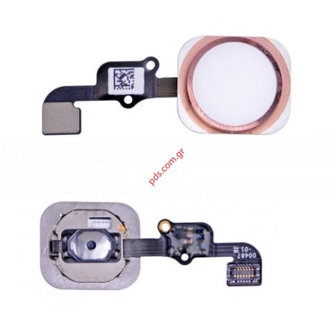 Ταινία Home Buttom (OEM) iPhone 6S/6S Plus Rose σε Λευκό ροζ χρώμα (ΠΡΟΣΟΧΗ ΔΕΝ ΘΑ ΛΕΙΤΟΥΡΓΕΙ Η ΑΦΗ ΜΕ ΤΟ ΔΑΚΤΥΛΙΚΟ ΑΠΟΤΥΠΩΜΑ)  Ταινία Home Buttom (OEM) iPhone 6S/6S Plus Rose σε Λευκό ροζ χρώμα (ΠΡΟΣΟΧΗ ΔΕΝ ΘΑ ΛΕΙΤΟΥΡΓΕΙ Η ΑΦΗ ΜΕ ΤΟ ΔΑΚΤΥΛΙΚΟ ΑΠΟΤΥΠΩΜΑ)