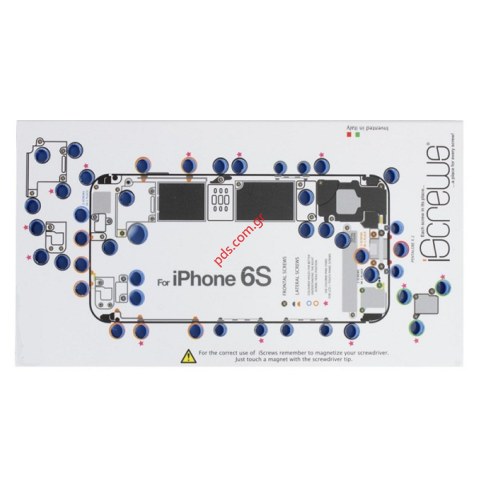 Βάση για τις βίδες iSCREW iPhone 6s για οργανωμένο επίπεδο επισκευής Βάση για τις βίδες iSCREW iPhone 6s για οργανωμένο επίπεδο επισκευής