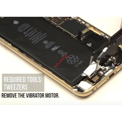 Μηχανισμός μοτέρ δόνησης iPhone 6s Plus με Metal cover Flex Cable Vibra motor καλώδιο