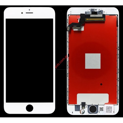 Οθόνη σετ LCD (TM) White iPhone 6s PLUS 5.5inch A1634 No parts σε λευκό χρώμα. Οθόνη σετ LCD (TM) White iPhone 6s PLUS 5.5inch A1634 No parts σε λευκό χρώμα.