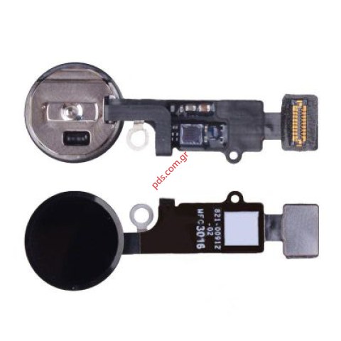 Καλωδιοταινία (OEM) iPhone 7 (4.7) Home Black with flex cable σε μαύρο χρώμα (w/ Fingerprint Scanner)  Καλωδιοταινία (OEM) iPhone 7 (4.7) Home Black with flex cable σε μαύρο χρώμα (w/ Fingerprint Scanner)