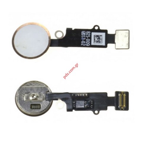 Καλωδιοταινία (OEM) iPhone 7 (4.7) Rose Gold Flex cable Home Button σε ροζ χρυσό χρώμα (w/ Fingerprint Scanner)  Καλωδιοταινία (OEM) iPhone 7 (4.7) Rose Gold Flex cable Home Button σε ροζ χρυσό χρώμα (w/ Fingerprint Scanner)