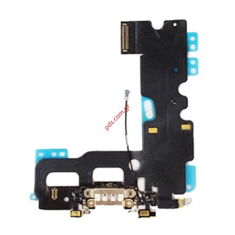 Καλωδιοταινία (OEM) iPhone 7 (4.7) White Charge system connector για το λευκό χρυσό χρώμα Καλωδιοταινία (OEM) iPhone 7 (4.7) White Charge system connector για το λευκό χρυσό χρώμα