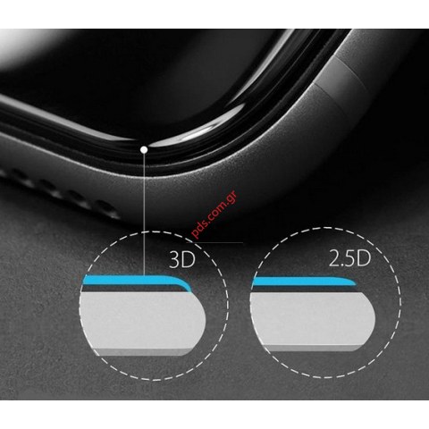 Προστατευτικό τζάμι iPhone 7 (4.7) Black Nilkin 3D AP+ PRO σε μαύρο χρώμα Tempered glass Super Clear 0,3mm.