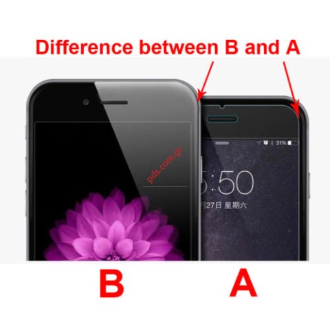 Προστατευτικό τζάμι iPhone 7 (4.7) Black Nilkin 3D AP+ PRO σε μαύρο χρώμα Tempered glass Super Clear 0,3mm.