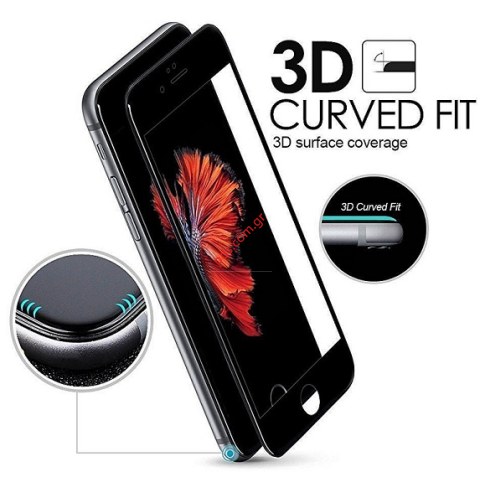 Προστατευτικό τζάμι iPhone 7 (4.7) Black Nilkin 3D AP+ PRO σε μαύρο χρώμα Tempered glass Super Clear 0,3mm. Προστατευτικό τζάμι iPhone 7 (4.7) Black Nilkin 3D AP+ PRO σε μαύρο χρώμα Tempered glass Super Clear 0,3mm.