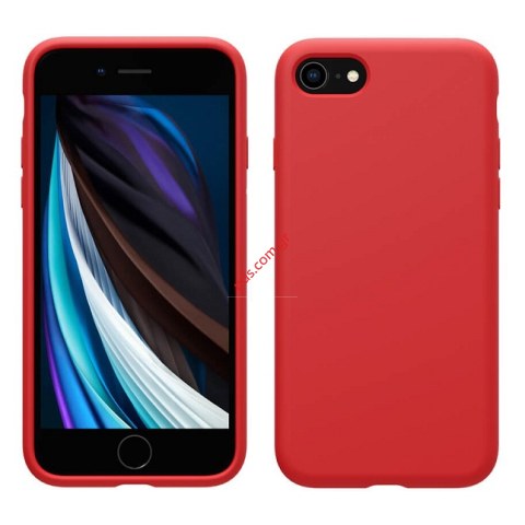 Case iPhone 7/8 SE 2020 Red Nillkin Back cover  Case iPhone 7/8 SE 2020 Red Nillkin Back cover