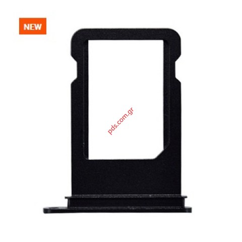 Sim Card holder Tray iPhone 7 (4.7), 7 PLUS Black Gloss  Sim Card holder Tray iPhone 7 (4.7), 7 PLUS Black Gloss