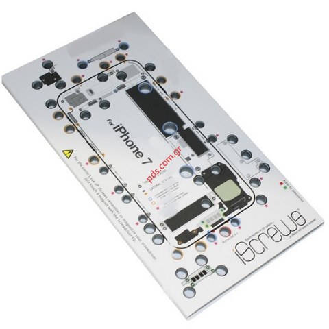 Βάση με θήκες για τις βίδες του iPhone 7 (4.7) Screw holder repair tool Βάση με θήκες για τις βίδες του iPhone 7 (4.7) Screw holder repair tool