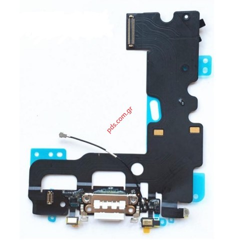 Καλωδιοταινία (OEM) iPhone 7 Plus (5.5) White Charge system connector για το λευκό χρώμα