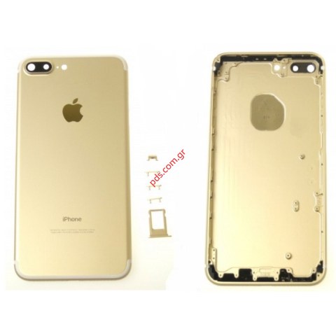 Πίσω καπάκι  (OEM) Gold iPhone 7 Plus σε μαύρο χρώμα (με μικρά εξαρτήματα) with small parts Πίσω καπάκι  (OEM) Gold iPhone 7 Plus σε μαύρο χρώμα (με μικρά εξαρτήματα) with small parts