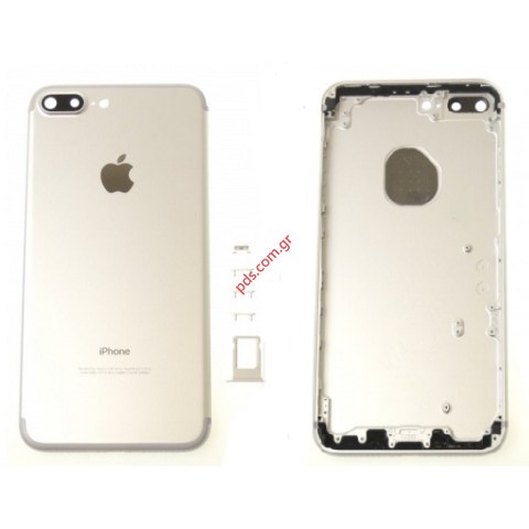 Πίσω καπάκι  (OEM) Silver iPhone 7 Plus σε ασημί χρώμα (με μικρά εξαρτήματα) with small parts Πίσω καπάκι  (OEM) Silver iPhone 7 Plus σε ασημί χρώμα (με μικρά εξαρτήματα) with small parts