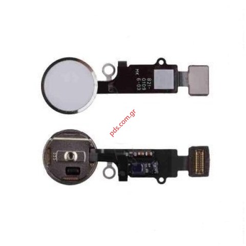 Εσωτερική ταινία Home (OEM) iPhone 8 White σε λευκό χρώμα flex cable Button switch. Εσωτερική ταινία Home (OEM) iPhone 8 White σε λευκό χρώμα flex cable Button switch.