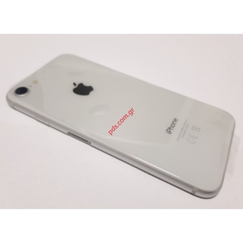 Γνήσιο καπάκι μπαταρίας (PULLED) iPhone 8 (Α1863) White silver σε λευκό χρώμα. Γνήσιο καπάκι μπαταρίας (PULLED) iPhone 8 (Α1863) White silver σε λευκό χρώμα.
