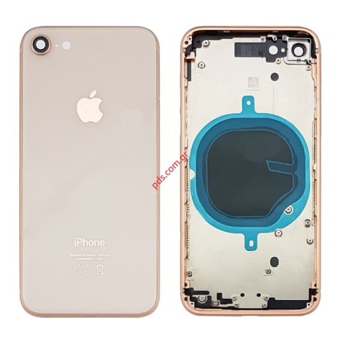 Καπάκι μπαταρίας (OEM) set iPhone 8 (Α1863) Gold σε χρυσό χρώμα (NO PARTS) Καπάκι μπαταρίας (OEM) set iPhone 8 (Α1863) Gold σε χρυσό χρώμα (NO PARTS)