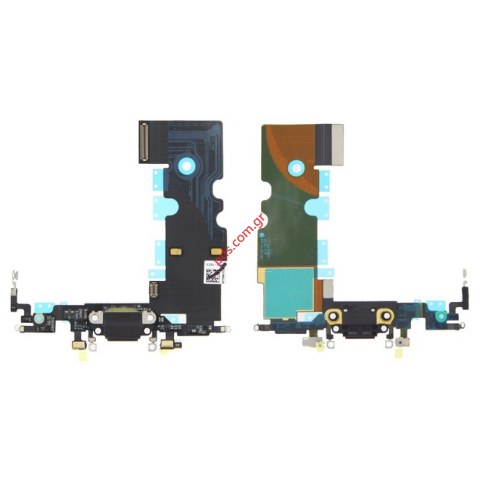Ταινία Flex Cable (OEM) Black iPhone 8 (4.7) A1863 Charging port σε γκρί χρώμα Black Ταινία Flex Cable (OEM) Black iPhone 8 (4.7) A1863 Charging port σε γκρί χρώμα Black