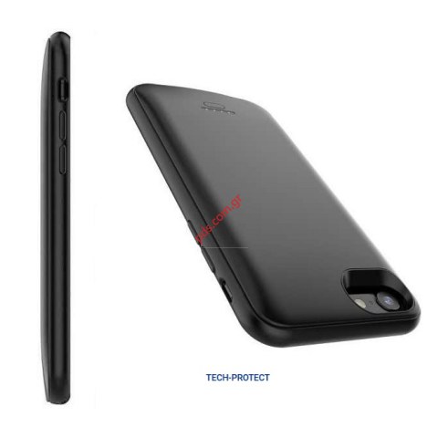 Θήκη με μπαταρία iPhone 6/7/8/SE 2020 Black TECH-PROTECT Lion 3200mAh Blister
