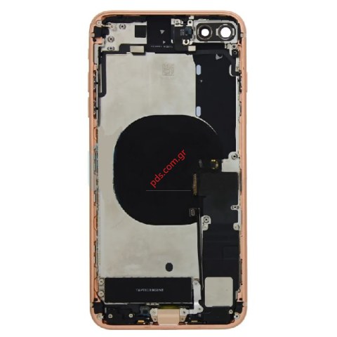 Γνήσιο πίσω καπάκι iPhone 8 Plus (PULLED) Gold W/PARTS σε Ροζ χρυσό χρώμα με εξαρτήματα (ORIGINAL NO BATTERY)