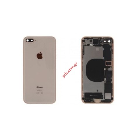 Γνήσιο πίσω καπάκι iPhone 8 Plus (PULLED) Gold W/PARTS σε Ροζ χρυσό χρώμα με εξαρτήματα (ORIGINAL NO BATTERY) Γνήσιο πίσω καπάκι iPhone 8 Plus (PULLED) Gold W/PARTS σε Ροζ χρυσό χρώμα με εξαρτήματα (ORIGINAL NO BATTERY)