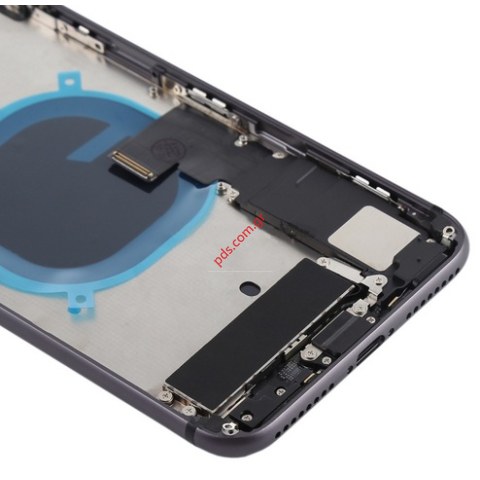 Πίσω καπάκι Black iPhone 8 Plus σε μαύρο χρώμα (με πολλά εξαρτήματα) με εξαρτήματα