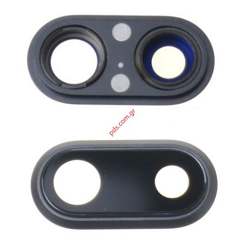 Τζαμάκι πίσω Κάμερας (OEM) iPhone 8 PLUS Black με το πλαίσιο σε Μαύρο χρώμα Τζαμάκι πίσω Κάμερας (OEM) iPhone 8 PLUS Black με το πλαίσιο σε Μαύρο χρώμα
