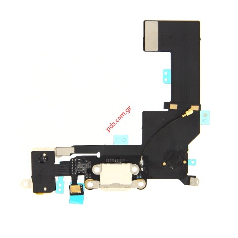 Καλωδιοταινία (OEM) iPhone SE 2016 Flex cable White Dock Charge Audio connector  Καλωδιοταινία (OEM) iPhone SE 2016 Flex cable White Dock Charge Audio connector