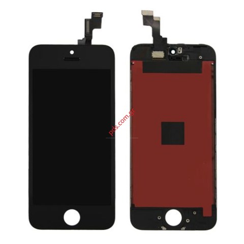 Οθόνη σετ iPhone 5 SE (TM) Black color σε μαύρο χρώμα  (Display + Touch Screen + Display Glass + Mesh for Earpiece) Οθόνη σετ iPhone 5 SE (TM) Black color σε μαύρο χρώμα  (Display + Touch Screen + Display Glass + Mesh for Earpiece)