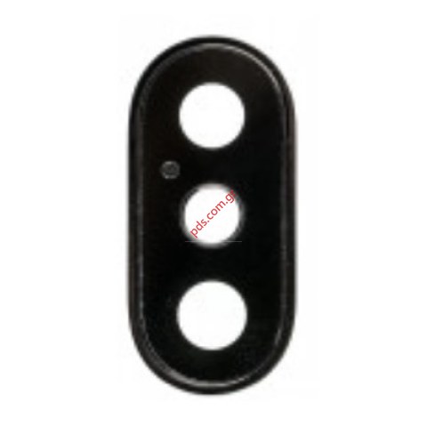 External camera back frame (OEM) iPhone X Black with glass window External camera back frame (OEM) iPhone X Black with glass window