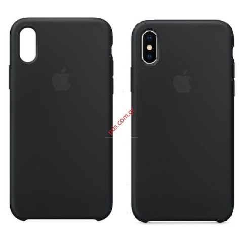 Γνήσια θήκη σιλικόνης Apple iPhone X Black MQT12ZM/A (EU Blister) Γνήσια θήκη σιλικόνης Apple iPhone X Black MQT12ZM/A (EU Blister)