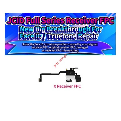 Καλωδιοταινία iPhone X (A1865) JC με το ακουστικό ομιλίας Ear speaker Flex cable & Light sensor Καλωδιοταινία iPhone X (A1865) JC με το ακουστικό ομιλίας Ear speaker Flex cable & Light sensor