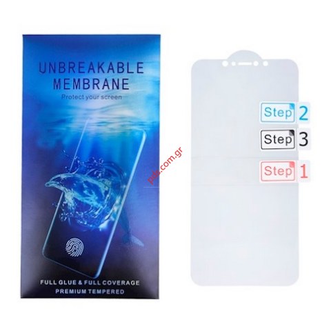 Membrane glass Hydrogel iPhone X Aluminium unbreak shield