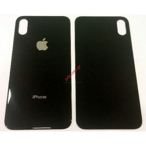 Πίσω καπάκι μπαταρίας (OEM) iPhone X Black (EMPTY) σε μαύρο χρώμα Πίσω καπάκι μπαταρίας (OEM) iPhone X Black (EMPTY) σε μαύρο χρώμα