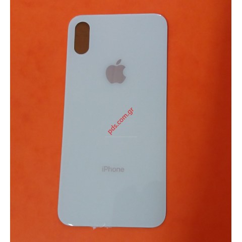 Πίσω καπάκι μπαταρίας (OEM) iPhone X White (EMPTY) σε Λευκό χρώμα